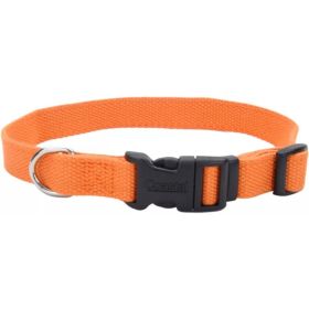 Coastal Pet New Earth Soy Adjustable Dog Collar Pumpkin Orange