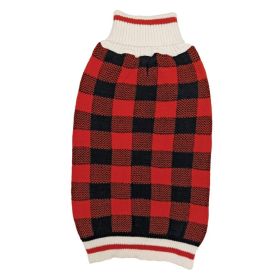 Fashion Pet Plaid Dog Sweater