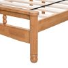 Queen Size Elegant Style Wooden Platform Bed Frame With Headboard,No Need Box Spring,Easy Assembly