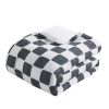 Checkered Comforter Set(Full/Queen)