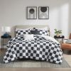 Checkered Comforter Set(Full/Queen)