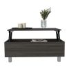 Gambia Lift Top Coffee Table, Four Legs -Espresso