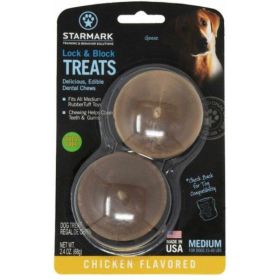 Starmark Lock and Block Treats Chicken Flavor (Option: Medium)