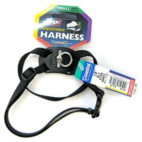 Coastal Pet Size Right Adjustable Nylon Harness (Option: Black)