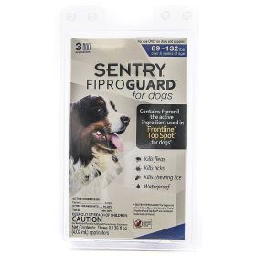 Sentry FiproGuard for Dogs (Option: Dogs 89-132 lbs (3 Doses))