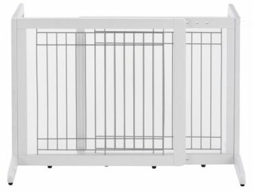 Cool Breeze Freestanding Pet Gate (Option: Small)