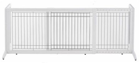 Cool Breeze Freestanding Pet Gate (Option: Large)