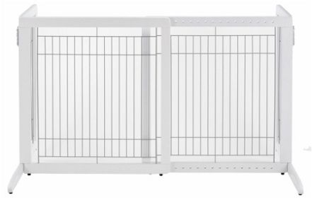 Cool Breeze Freestanding Pet Gate (Option: Small-Tall)