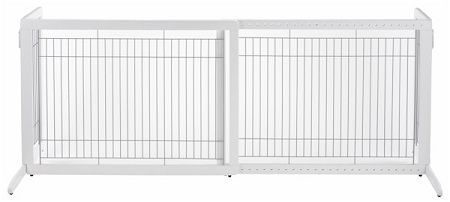 Cool Breeze Freestanding Pet Gate (Option: Large-Tall)