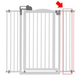 Tall One Touch Gate II Extension (Option: White)