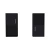 Oba 2-Pc Wall-Mounted Bathroom Medicine Cabinet with Open and Closed Storage