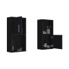 Oba 2-Pc Wall-Mounted Bathroom Medicine Cabinet with Open and Closed Storage