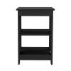 Taylor End Table, Side Table, Nightstand, 3-Tier Storage Shelf, Sofa Table for Small Space