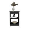 Taylor End Table, Side Table, Nightstand, 3-Tier Storage Shelf, Sofa Table for Small Space