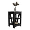 Taylor End Table, Side Table, Nightstand, 3-Tier Storage Shelf, Sofa Table for Small Space