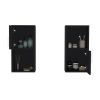 Oba 2-Pc Wall-Mounted Bathroom Medicine Cabinet with Open and Closed Storage